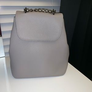 BRAND NEW GRAY CHAIN STRAP BACKPACK
